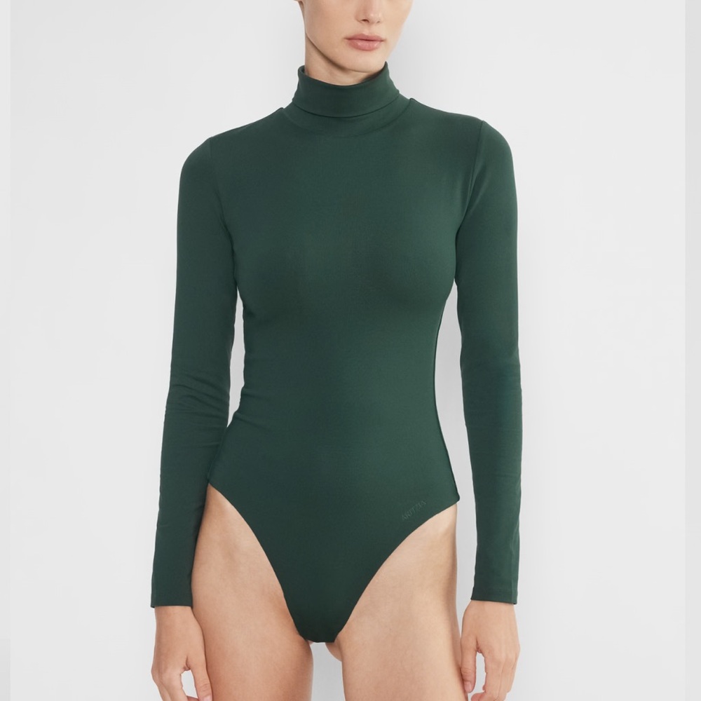 Aritzia Wilfred Contour Turtleneck Longsleeve Bodysuit